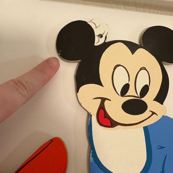 Vintage Walt Disney Wall Decor Characters 1984 Nursery Playroom Cute - Picture 7 of 13